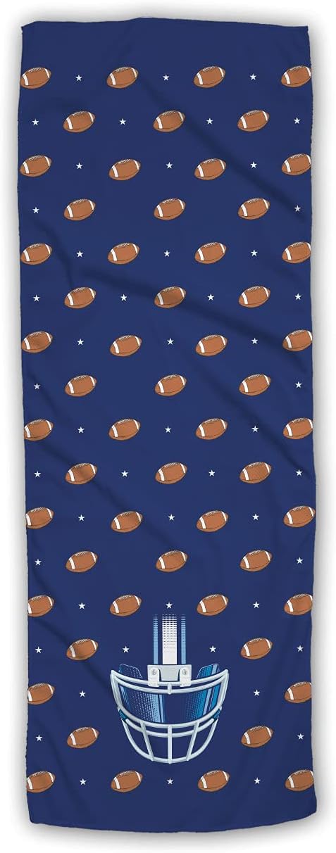 Cooling Ice Towel – 2 Pack 12x31 inch Personalized Chilly Cool Instant Cooler Wrap Rag Outdoor Sports Gym Workout Fitness Customized Photo Design Text Name (Helmet, 12"x31")