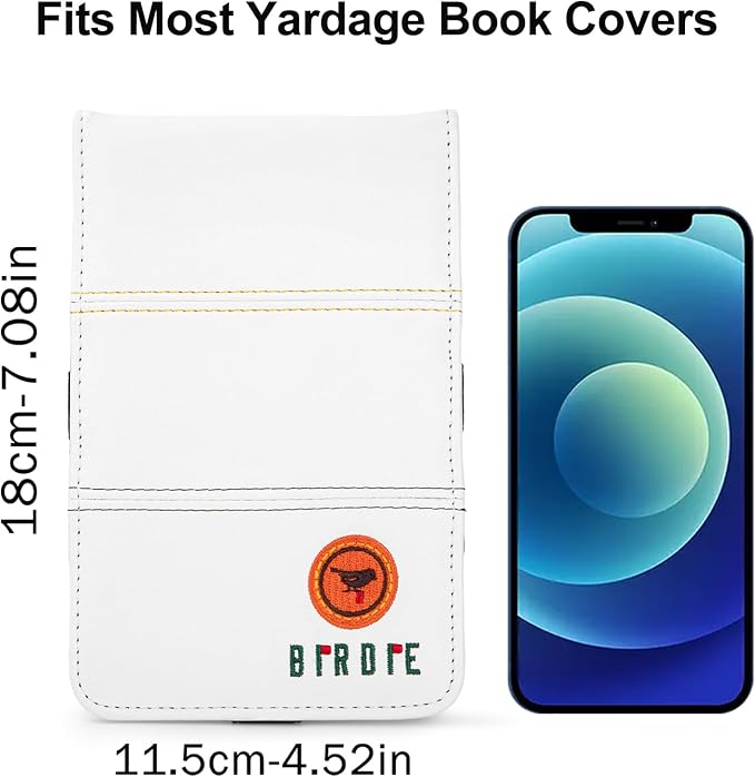 Golf Scorecard & Yardage Book Holder Cover Quality Leather Golf Scorecard Holder 4.5 × 7 inches Golf Accessories
