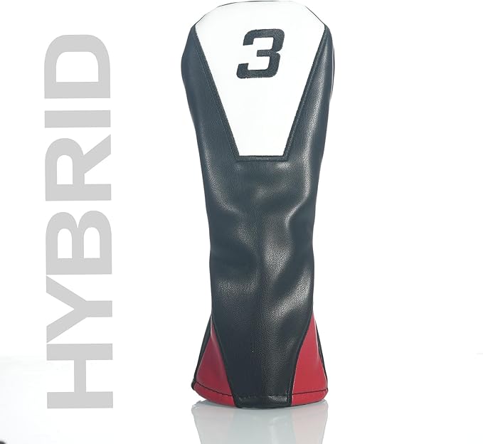 Single Headcover, Easy Slip-On Easy-Off Golf Club Headcover, Fleece Lined Interior, Water Resistant and Durable Shell, Individual Retail Sport Pack