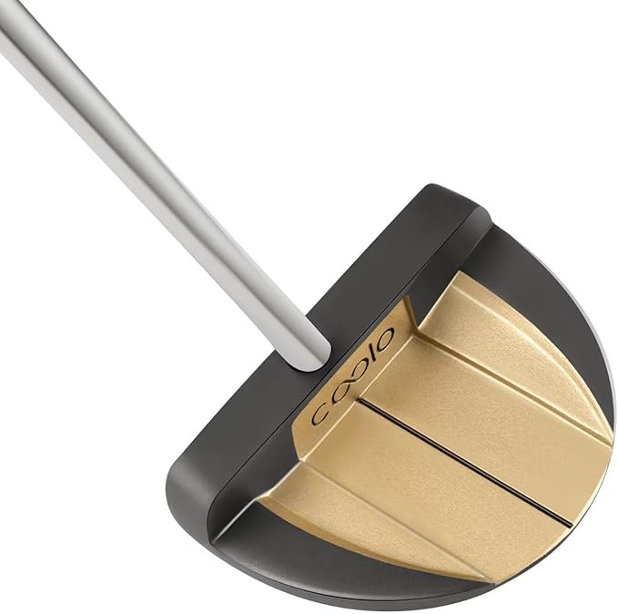 COOLO Low Torque Golf Putter, Provide Greater Stability and Less Face Twisting, Blade/Mallet/Heavy/Center Shafted/Counter Balanced Putter, Oversized Grip, Right & Left