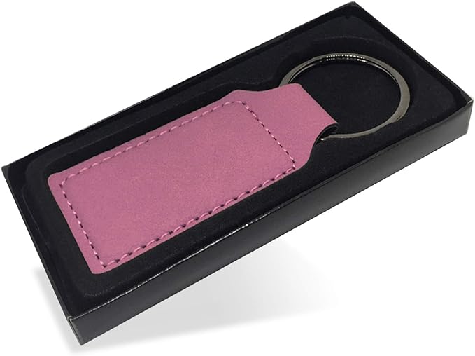 LaserGram Rectangle Keychain, Golfer Golfing, Personalized Engraving Included