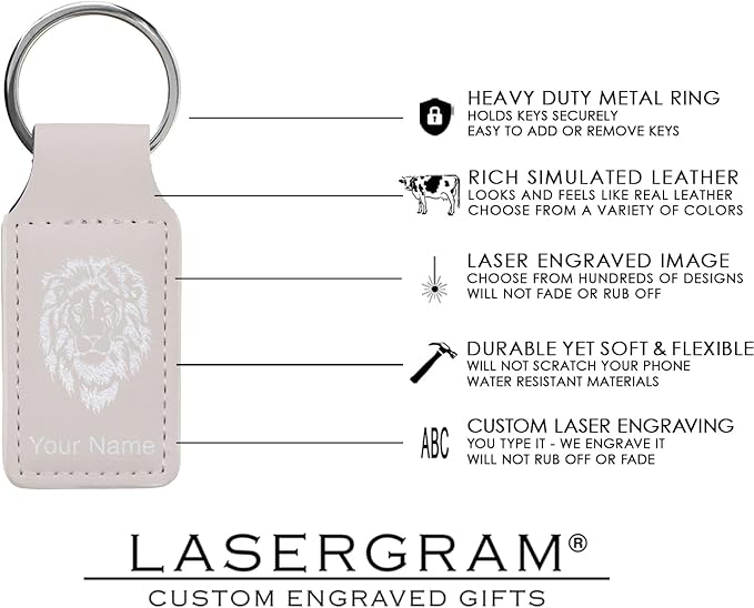LaserGram Rectangle Keychain, Golfer Golfing, Personalized Engraving Included