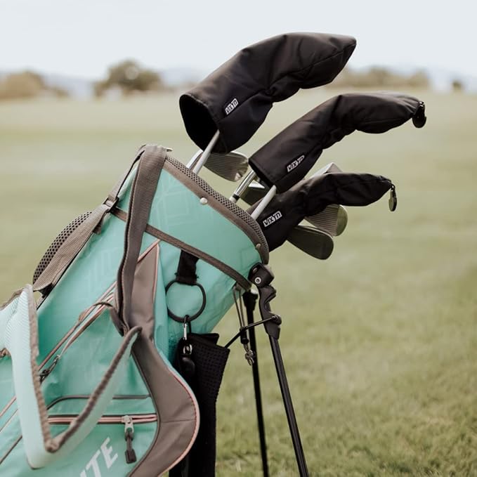 VIXYN Golf Club Covers - 3 Pack Golf Club Head Covers for Driver, Woods and Hybrid - Driver Headcover to Fit All Golf Clubs