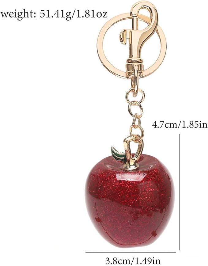Fruit Bag Charm Purse Charms Keychain Strawberry Cherry Accessories Keychain For Women Birthday Valentine Day Gifts