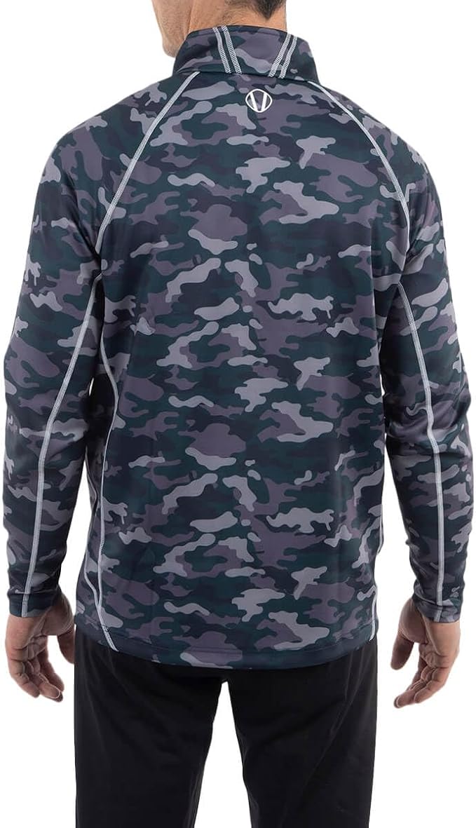 Sunice Allendale Men’s Half Zip Performance Pullover with Thermal Protection