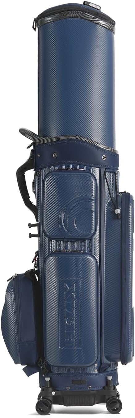 HELIX Hard Shell Golf Travel Bag with Wheels, 2-in-1 Travel Golf Case & Daily Cart Bag, Durable PC Material
