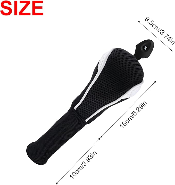 Andux 4 Pack Long Neck Golf Hybrid Club Head Covers Dial No. Tag CTMT-01