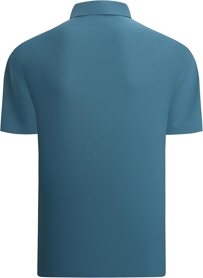 Alex Vando Mens Golf Shirt Moisture Wicking Performance & Polished Style Polo Shirts for Men
