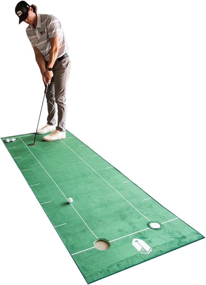 SIG LITE Putting Green - Professional-Grade, Indoor Practice Putting Mat - Realistic Feel - Easy Storage