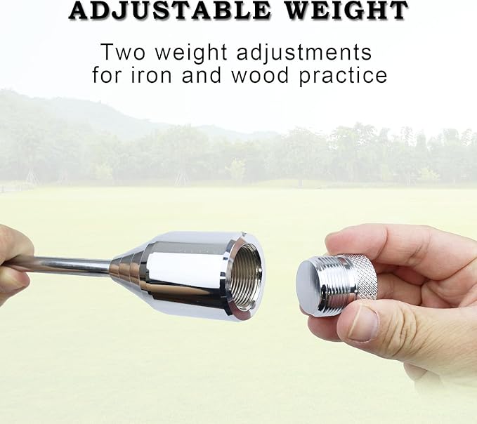 Golf Grip Swing Training Aid - Retractable Click Club Trainer Indoor Practice Warm Up Stick Flexible Telescopic Short Club Tempo Sound Release Trainer Devices