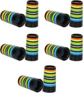10 Pcs Golf Ferrules,Golfing Club Ferrules Colorful Golfing Iron Ferrules Fit 0.35Inch Tapered Steel Shafts