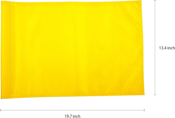 Green Golf Training Flag, Nylon Putting Green Target, Indoor/Outdoor Backyard Garden Portable, 19.7" x 13.4"