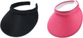 Cloth Covered Slip-On Visor for Women, Adjustable Cap Sports Sun Visors for Men