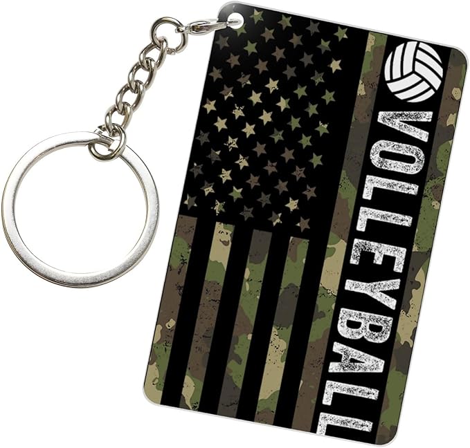 Keychain - Rectangular Acrylic Keychain Daily Key Ring Car Key Fob Holder 2X3 Inch
