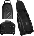 CaddyDaddy Enforcer Golf Travel Bag Crush Resistant Hard Top Protection, 1 Year Full Replacement Coverage, Durable Thick Nylon, Wheels & Lockable XL Zippers. Case for Transporting Clubs on Airlines