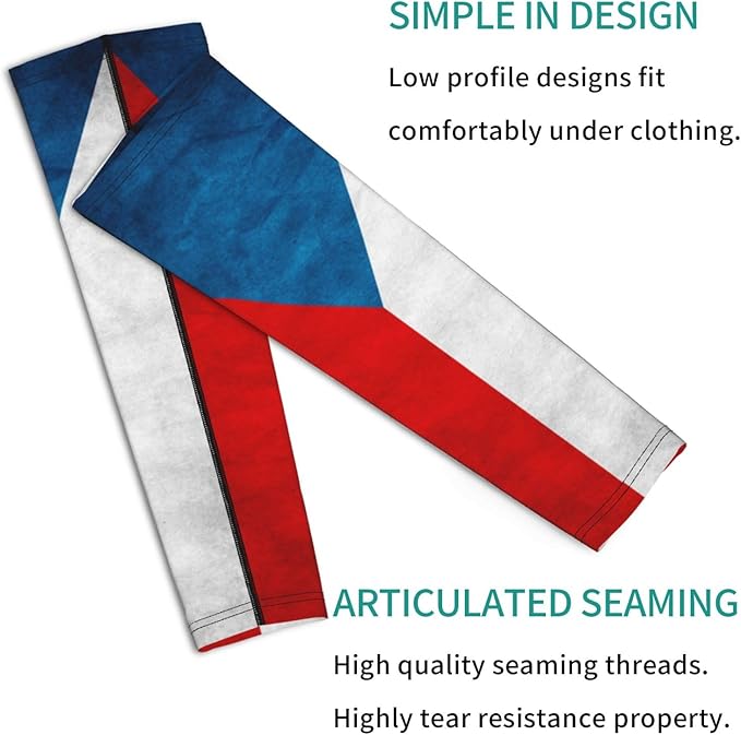 Flag Arm Sleeves Filipino Flag Compression Arm Sleeves for Men Women Tattoo Cover Up Cooling Arm Sleeve 1 Pair