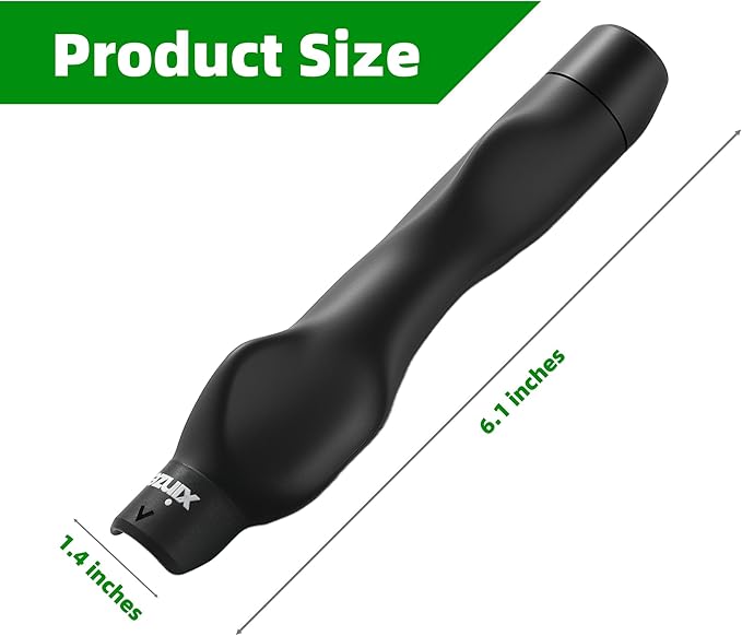 Retractable Golf Swing Trainer and Club Grip Trainer 2-in-1 Bundle,Right Hand Golf Training Aid,Click Stick