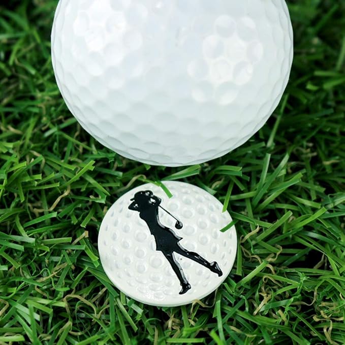 Myartte Creative Golf Ball Marker Soft Enamel Golf Markers 24.4MM Assorted 5 Pcs