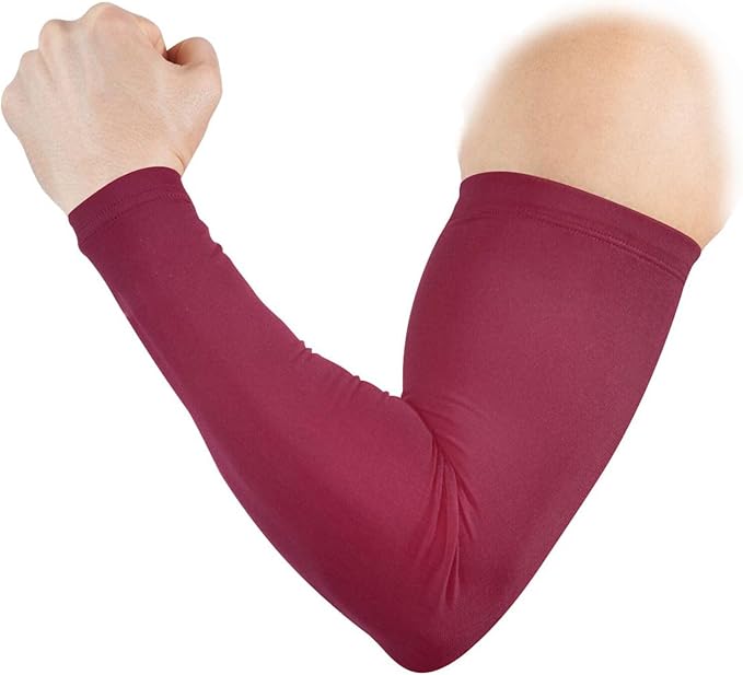 UV Sun Protection Arm Sleeves Compression Sports Cooling Sleeves for Gardening Basketball Football Golf Cycling