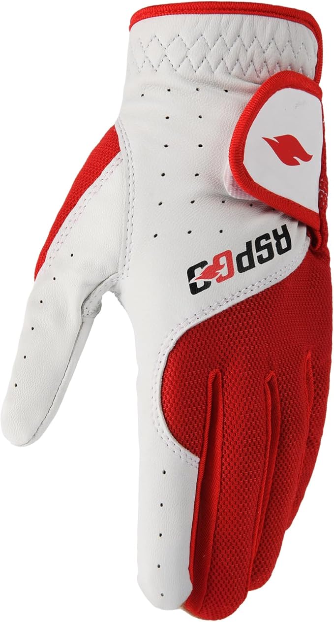 Men's and Women's Single Pack Left - Handed Breathable Golf Gloves Crafted from All - Premium Soft Cabretta Leather for Enhanced Grip and Durability
