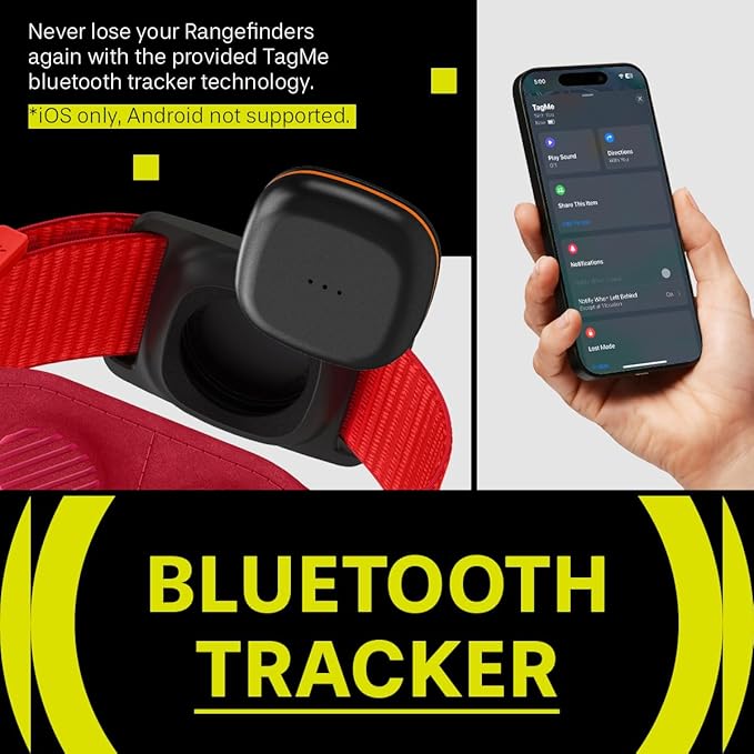 Spigen MAG-iT Magnetic Golf Rangefinder Strap Designed for AirTag/TagMe Tracker and GPS for Golf Cart