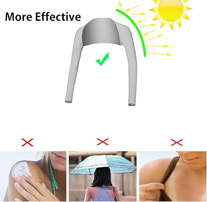 Advanced Cooling Shawl Arm Sleeve Sun Protection Comfortable & Breathable for Women Men