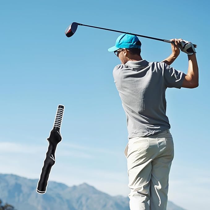 Golf Swing Training Grip, Right-Hand Golf Club Grip Trainer, Golf Practice Grips for Beginner Learn Correct Grip Posture