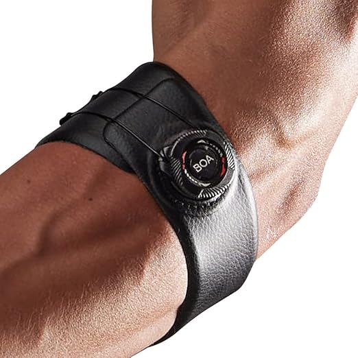 SOZO Boa Micro Adjustable Elbow Brace/Support for Tendonitis, Tennis Elbow, Golfer's Elbow, Pain Relief and Injury (Medium)