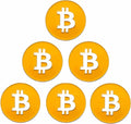 Bitcoin Golf Ball Markers Value Pack - Works with Most Hat Magnetic Clips and Divot Repair Tools Men and Women Golf Gift Accessories Funny Ball Mark Bulk Lot