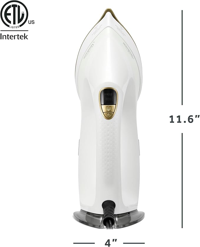 Sunbeam EliteSteam 1700W Digital Steamer & Iron – Stainless Steel Soleplate, 200ml Water Tank, Variable Steam, Quick 20s Heat-Up, 3-Year Limited Warranty – Ideal for Wrinkles & Upholstery