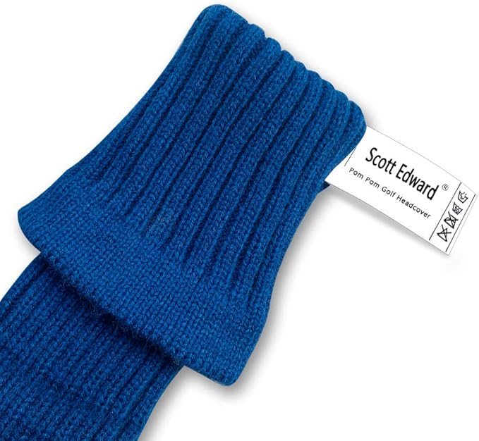 Scott Edward Knit Wood Golf Club Head Covers 4 Pieces Knitted Item Fit Over Well Driver Wood(460cc) Fairway Wood and Hybrid(UT)