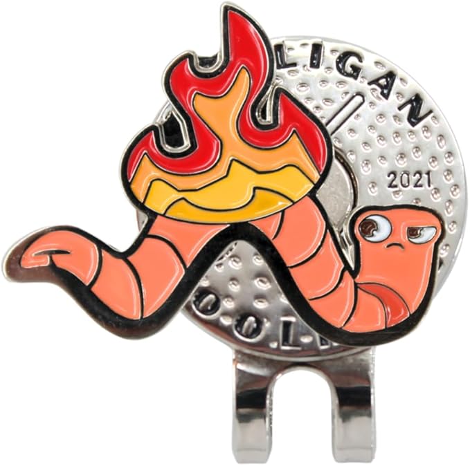 Funny Golf Ball Marker + Premium Magnetic Hat Clip | Unique Gift for Men & Women Golfers | Hilarious Golf Accessory for Any Golfer | NEW Designs!