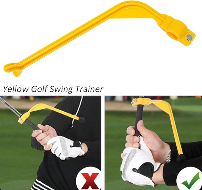 Amy Sport Golf Swing Training Aid Wrist Hinge Adjustable Arm Band with Hanger Smartball Connection Band for Correction, Men Women Ball Between Arms Practice Tool