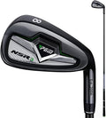 PGM Golf Clubs NSR III Irons Set (5, 6, 7, 8, 9, PW, S) with Graphite Shafts for Right-Handed Golfers – S/R Flex