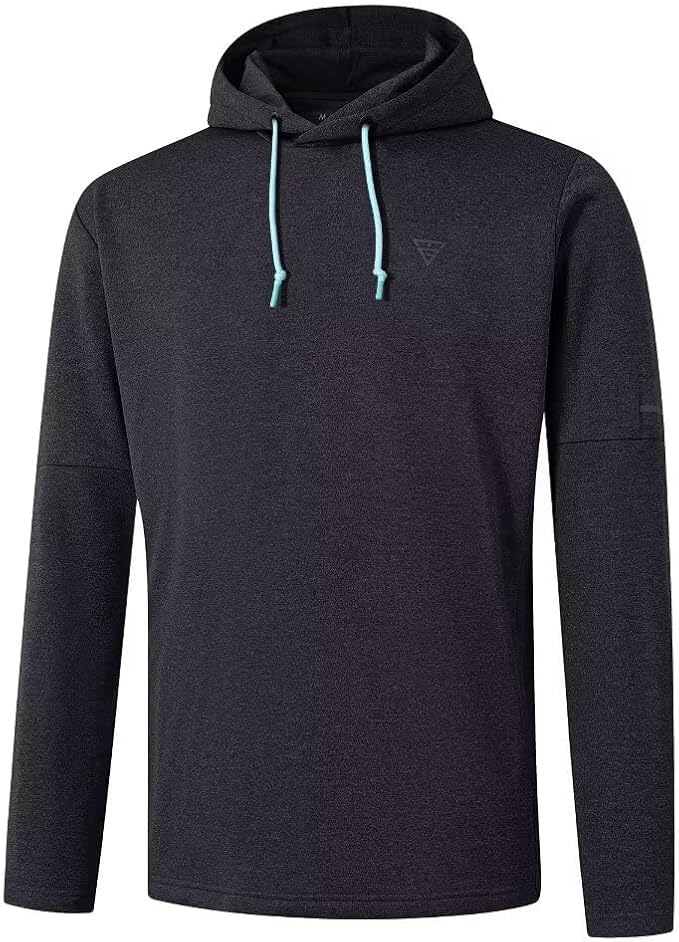 Hoodies for Men Golf Fleece Hooded Sweatshirts Dry Fit Athletic Lightweight Casual Midlayer Mens Hoodies Pullover