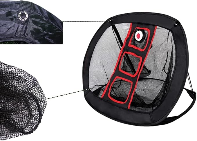 Golf Chipping net | Pop Up Golf Chipping Net | Indoor/Outdoor Golf Hitting net for Accuracy and Swing Practice