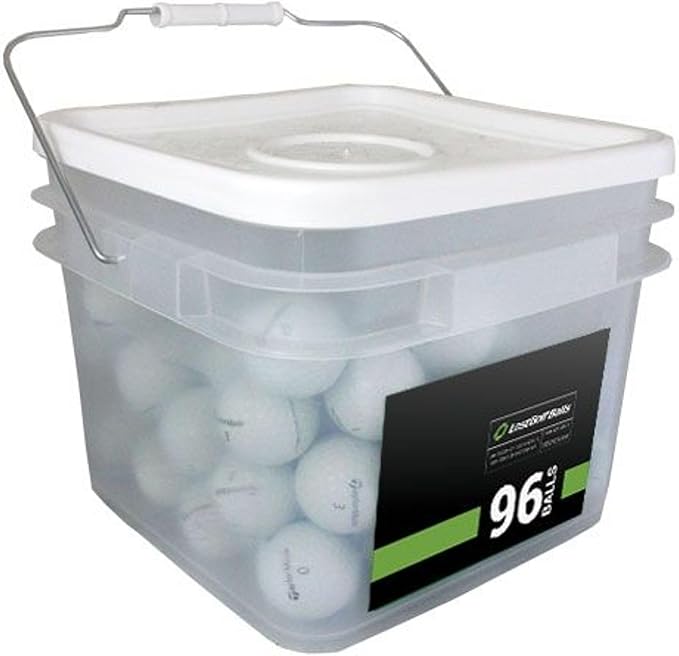 LostGolfBalls TP5 X Golf Balls – 96 Mint Used Balls Compatible with Taylormade – Cleaned & Graded