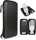Scott Edward Golf Glove Case Holder with Golf Glove Shaper Protective Golf Accessories Case Bag Hard Case Organizer with Storage Slots for Balls, Tees, Markers, Golf Gifts for Men & Women
