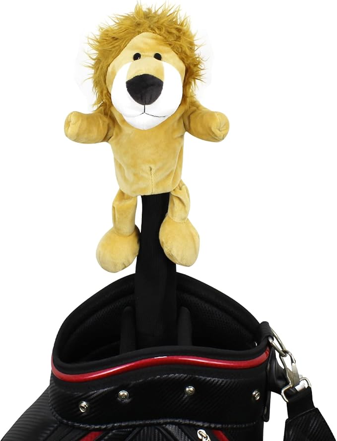 Scott Edward Golf Club Cover Fit Well for Driver or Fairway Wood Golf Club, Funny Cute Animal Design Soft Functional Golf Headcover Stylish Protection for Your Clubs for Men and Women