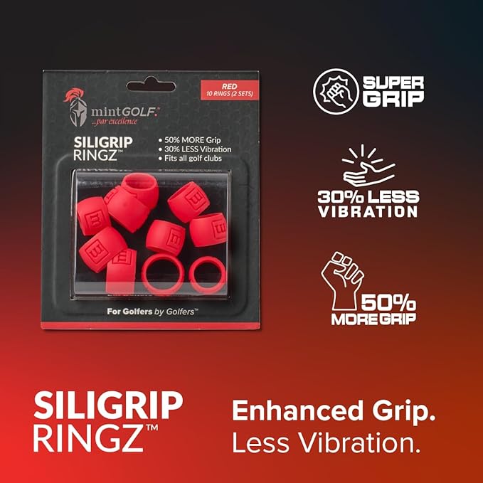 Golf Grip Bands Non-Slip Vibration Dampening Overgrip for Golf Clubs, Fits All Golf Clubs, Increase Grip & Reduce Vibration – Premium Golf Club Grips for Men & Women