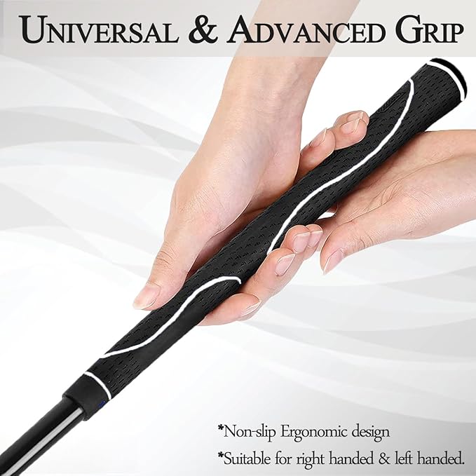 Golf Swing Trainer Aid 48"/40" Warm-Up Stick for Strength Flexibility Tempo Training Golf Practice Aid with Weighted Head Swing Corrector for Men Women