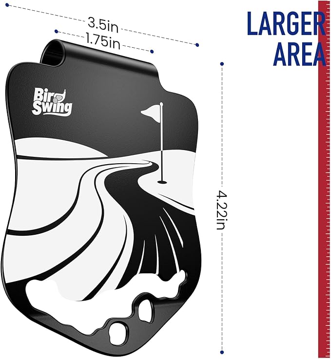 Golf Bag Accessories Metal Landing Pad for Magnetic Golf Towel Golf Rangefinders Golf GPS Magnetic Speaker, Easy Use Golf Gear for Golf Club Bag, Golf Gifts for Men Women Child Daddy Mom