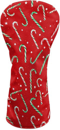 Golf Club Head Covers for Club Protective, Waterproof PU Leather Driver Fairway Wood Hybrid Head Cover
