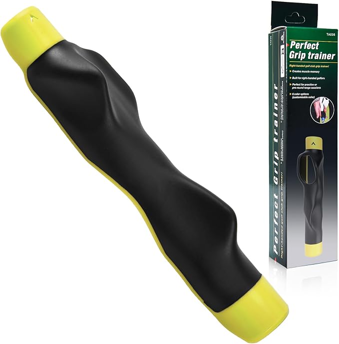 Golf Grip Trainer Swing,Grip Trainer Golf Training Equipment,Golf Grip Trainer Right Hand,Golf Training Aid to Help Train Correct Hand Position