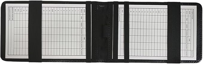 Golf Card Holder - Portable Score Display,Golf Card Holder Notebook | for Practice Training Indoor Home Backyard Sports Club Recreation Competition Entertainment Simulation