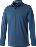 Mens Polo Shirts Short and Long Sleeve Casual Solid Stylish Dry Fit Performance Designed Collared Golf Polo Shirts for Men