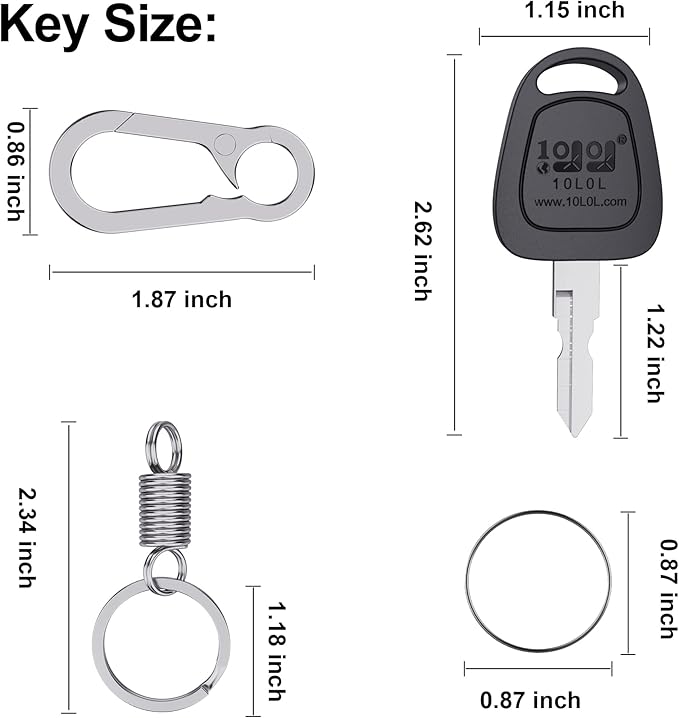 Replacement Golf Cart Keys,Ignition Key for Club Car DS 1982-Up (4 pcs)