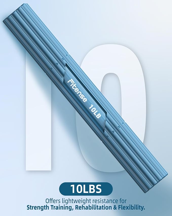 Flex Therapy Bar,Tennis Elbow Therapy Bar, Flexbar for Physical Therapy & Resistance Bar for Golfers Elbow,Tendinitis,Wrist,Forearms Pain, Improve Grip Strength and Relieve Pain