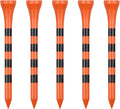 Wooden Golf Tees 3-1/4", 2-3/4", 2-1/8", 1-1/2" Available, 100 Count (Natural Color, White, Black, Blue, Red, Green, Yellow, Pink, Orange)