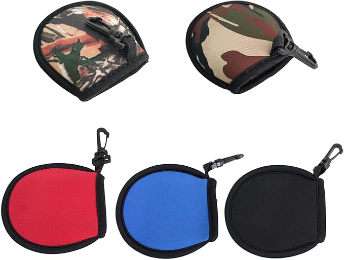 Golf Ball Cleaner Pouch with Carabiner,Golf Accesorries Washer Pocket Waterproof Bag Fit for Golf Carts Belt Golf Bag